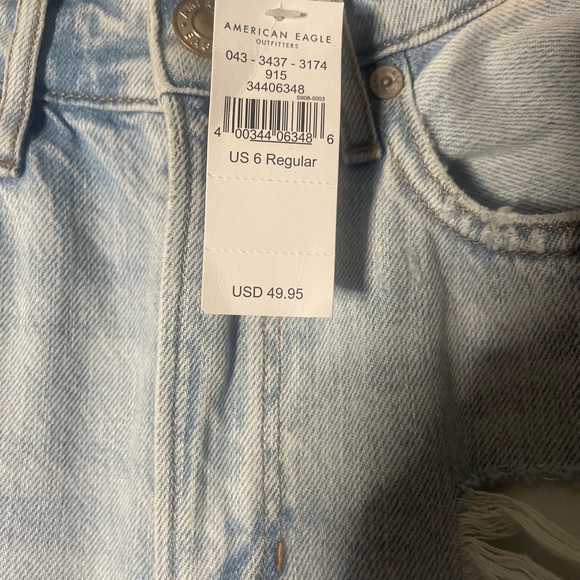 American eagle outfitters size 6 reg light denim - Picture 3 of 4